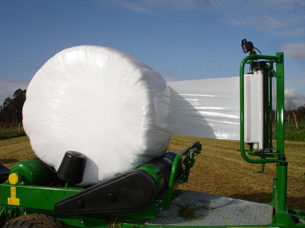 Fabricante Venta directa Silage Stretch Film Silage Wrap Film Blow Moldeando 750 mm ensilaje proveedores de ensilaje 25 Mic ensilaje Envoltura de estiramiento