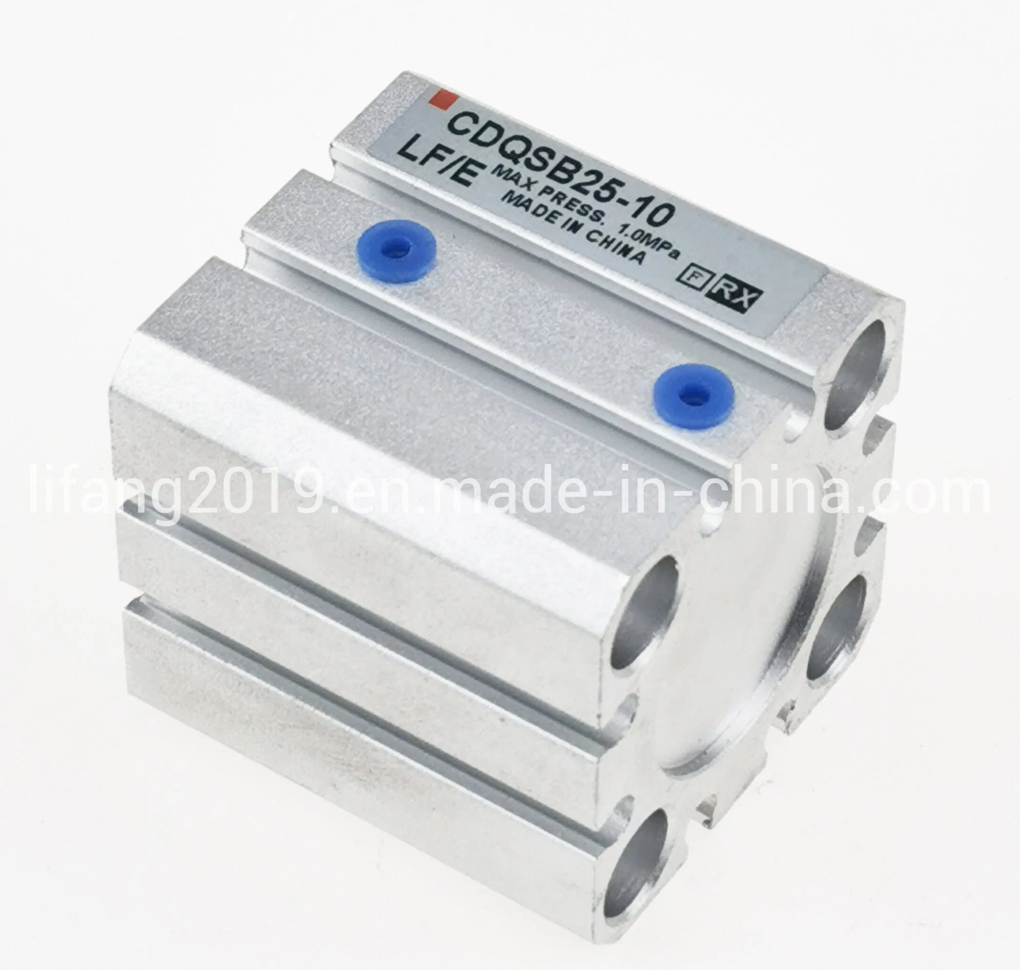 Cdq2b25-5/10/15/20/25/30/40/50/60/70/80/90/100 Strok Compact Cylinder, Common Standard Cylinder for Automatic Equipment, Pneumatic Compact Cylinder