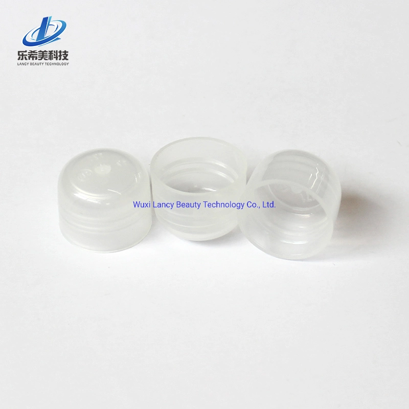 18mm 20mm 24mm 28mm capuchon en plastique avec bouchon à vis en plastique avec surface lisse ou bande pour le verre des bouteilles d'huile essentielle