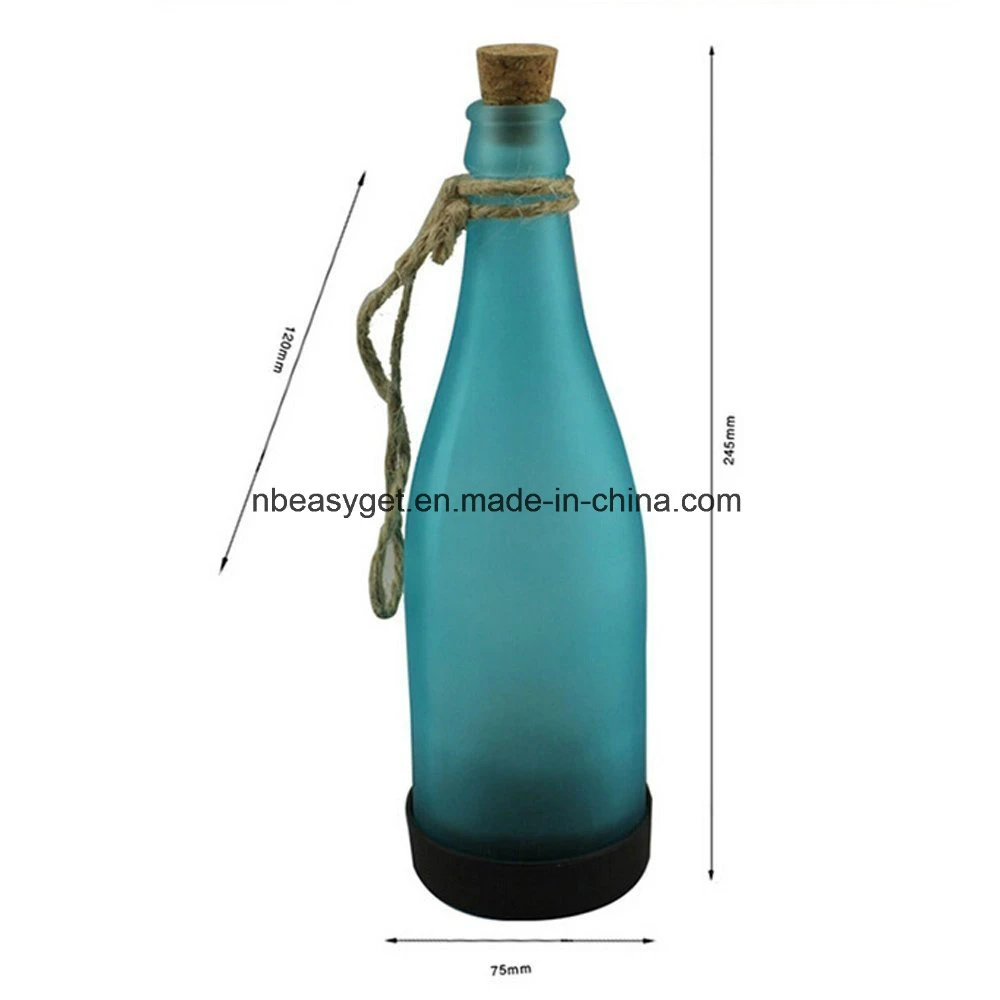 Plastic LED Solar Bottle Lights Wine Bottle Light Garden Hanging Lamp for Party Outdoor Garden Courtyard Patio Esg10130