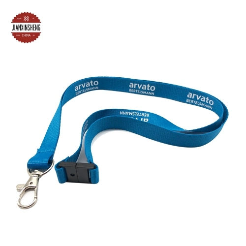 Silk Screen Printing Polyester Promotion Lanyard with Custom Logo