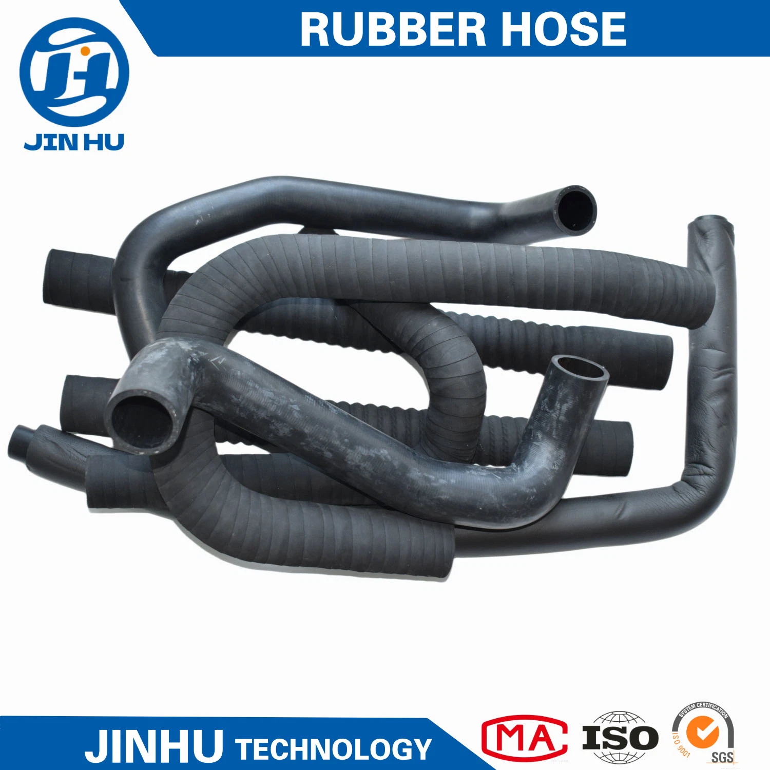 China Manufacturers Wholesale/Supplier EPDM Extrusion Tube EPDM Pipe Car Heater Tube Inlet Hose Rubber Hose (OEM)