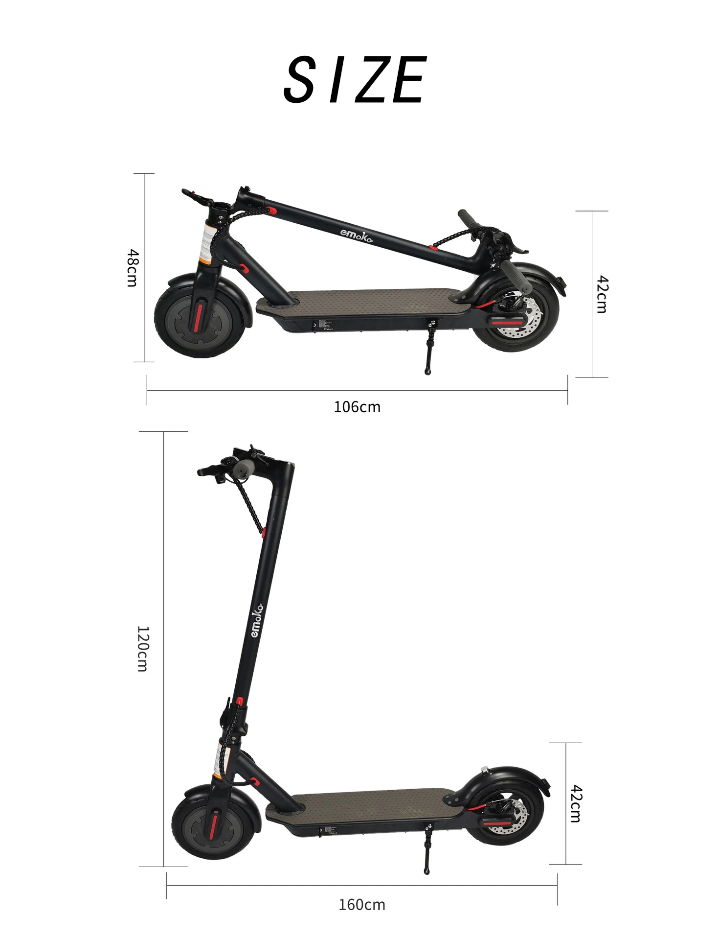 250-350W Max 45km Long Range Folding Fast Charging Battery 8.5-Inch 36V Electric Scooter