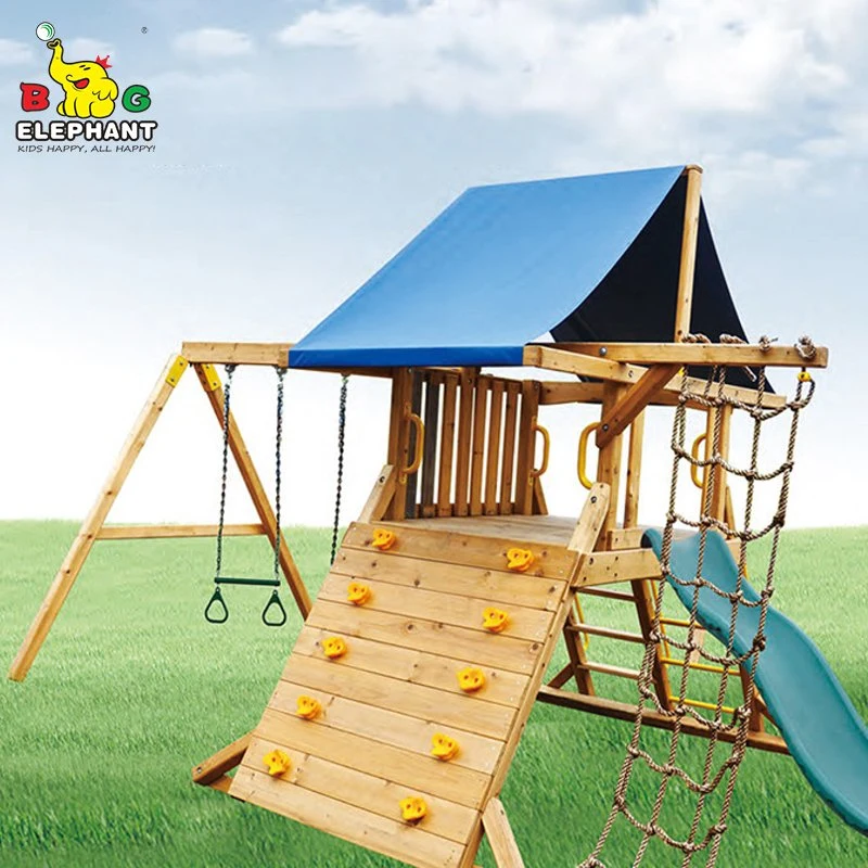 Tpc Custom Wood Cedar Outdoor Kinder Spielplatz Bietet Platz Für 5-10 Kinder