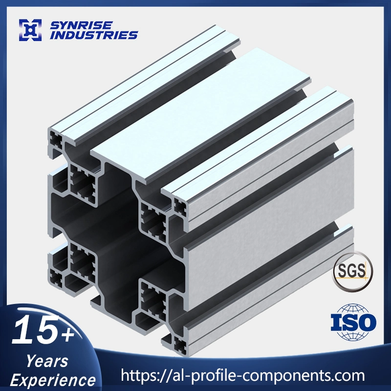 Custom 20 30 40 45 50 60 Serie Aluminiumlegierung Rahmenprofil Modulares Aluminium-Extrusionsprofil