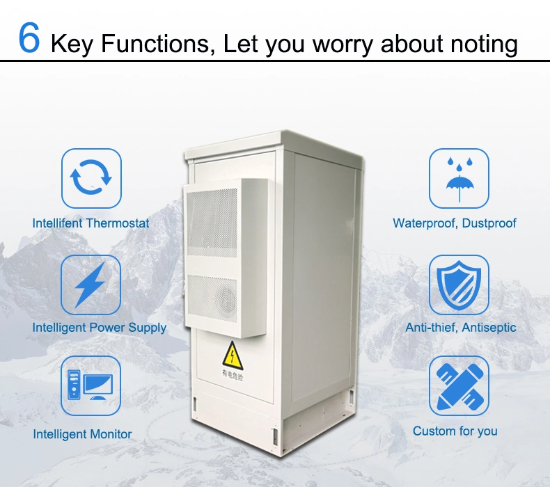 Outdoor Integrated Cabinet Intelligent Control Intelligent Constant Environmental Control Dust and Rain Proof Network Industrial