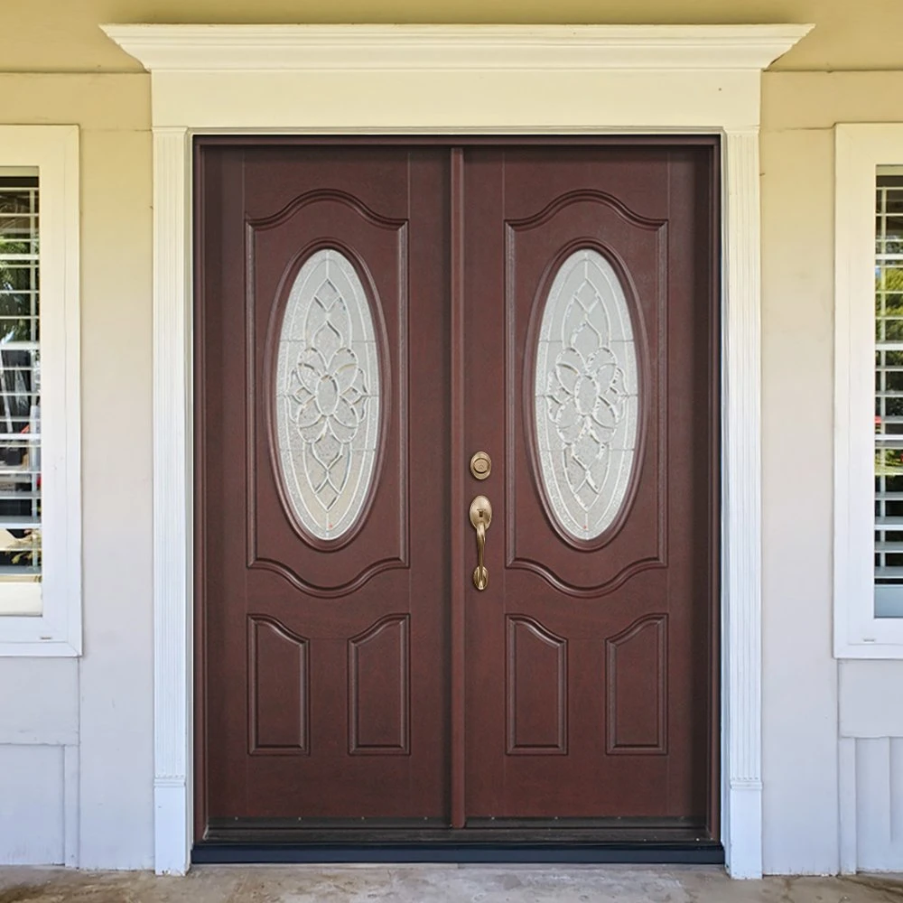 Exterior Wood Door Design Double Fiberglass Door