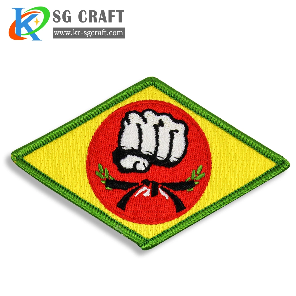 Custom Embroidered Patch Logo Leather Laser Print Badges Factory Price