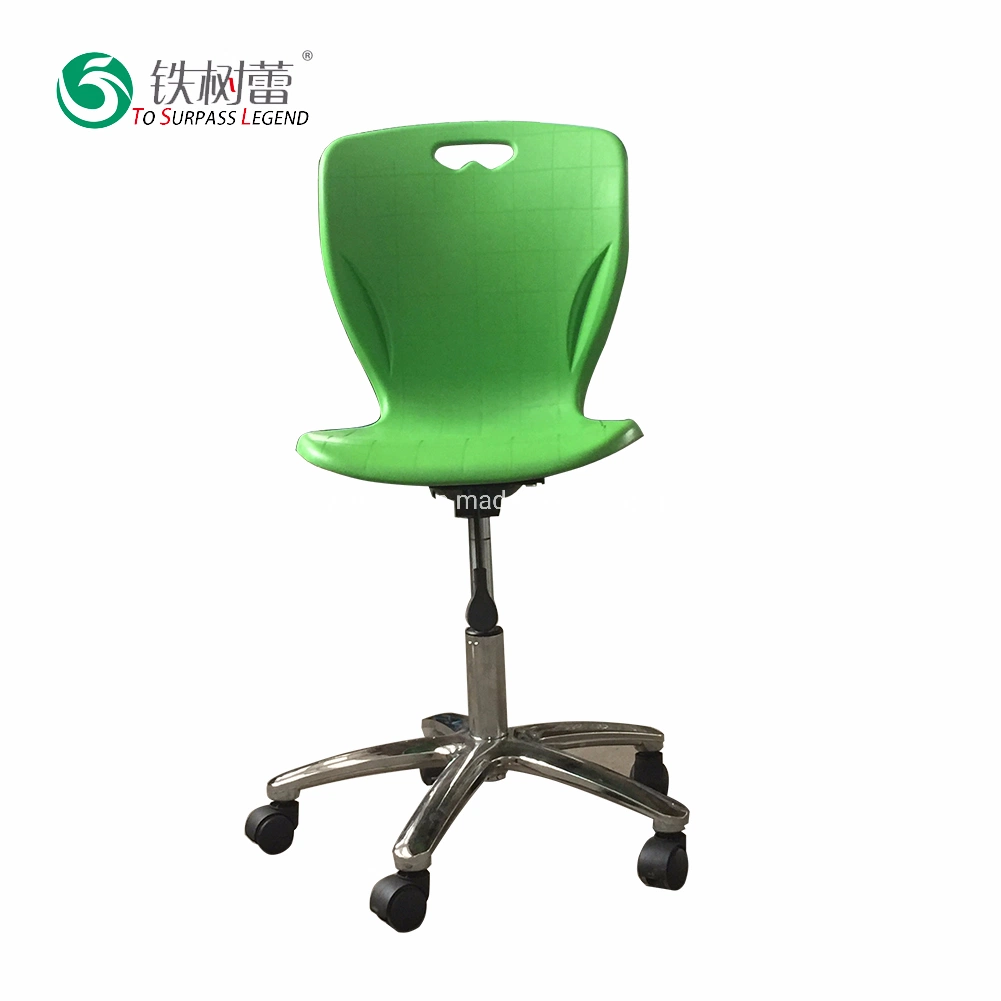 Removable Plastic Classroom Swivel Task Chair with Caster Wheel Tsl-8220