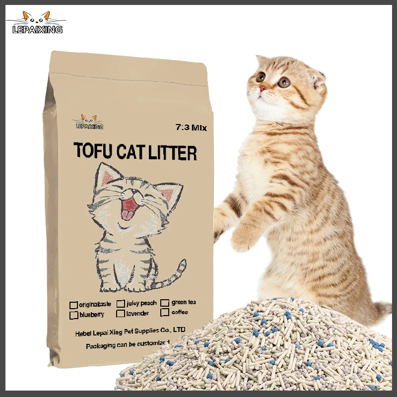 Mixed Cat Litter, Polymer & Lavender, High Quality, Dust-Free, Better Water Absorption