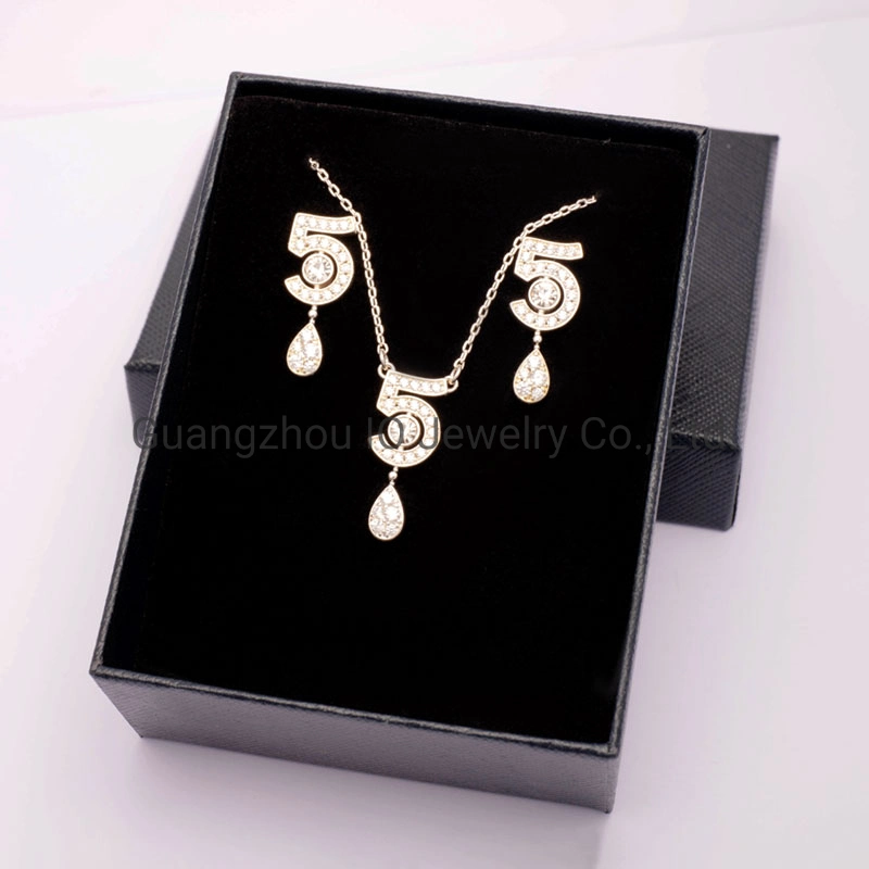 Copper Jewelry Earrings Latest Design Number 5 Fashion Jewelry Accessory for Women