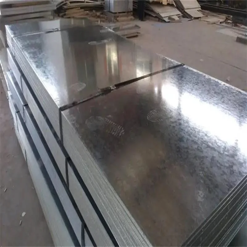 Pre-pintado de chapa de acero galvanizado hojas planas de zinc cerca