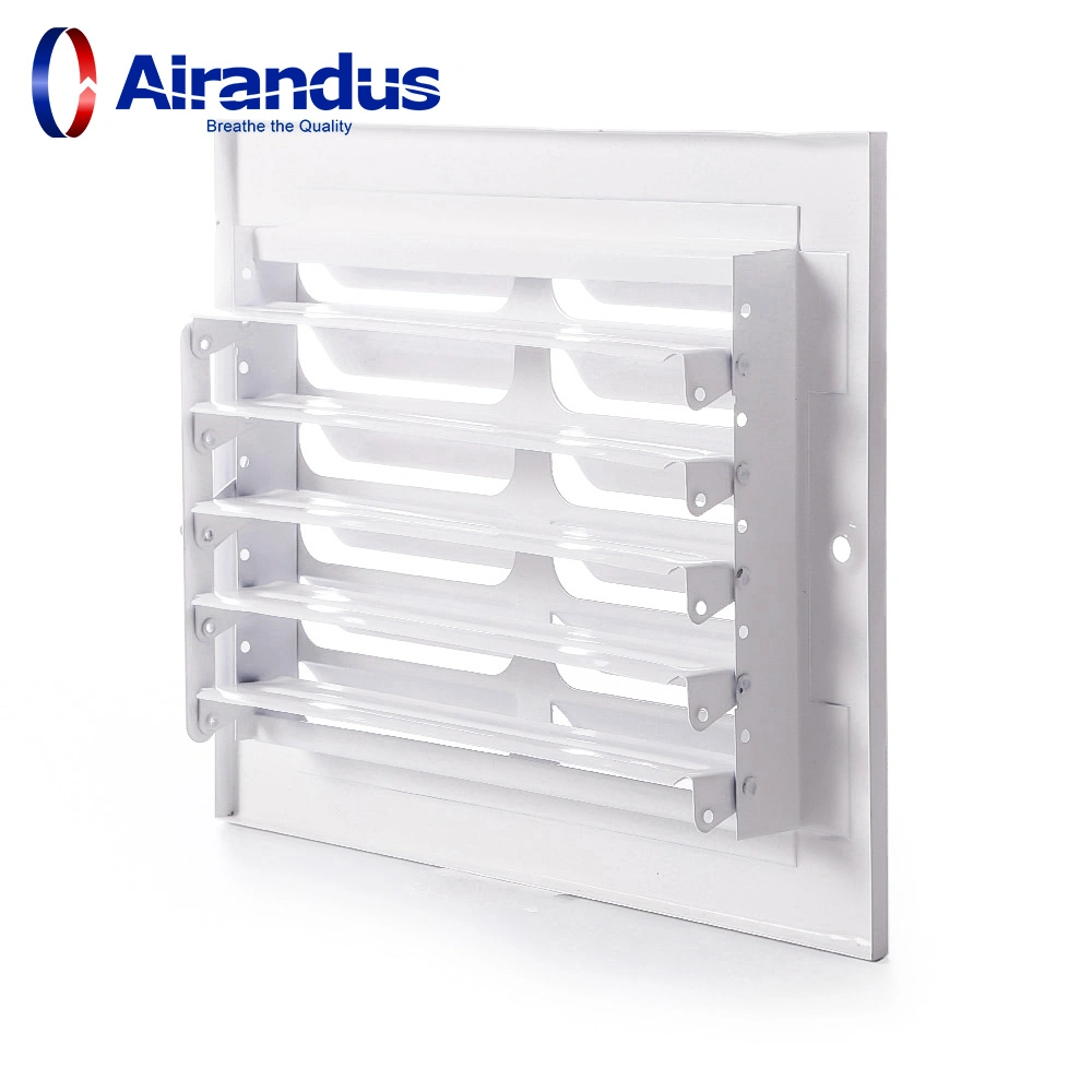 Factory Curved Blade One Way Register Air Vent Cover for HVAC