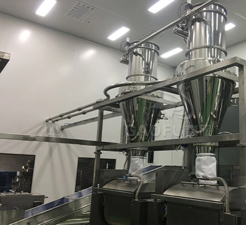 Xxnx Пневматический конвейер для пищевых продуктов Вакуумная машина подачи минерального порошка Системы