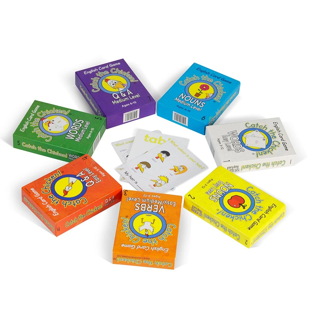 New Products China Manufacturer Paper Children Memory Educational Game Cards