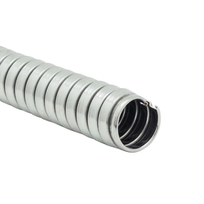 3/4" Galvanized Metal Flexible Conduit Steel Corrugated Tube Flexible Metal Galvanized Conduit