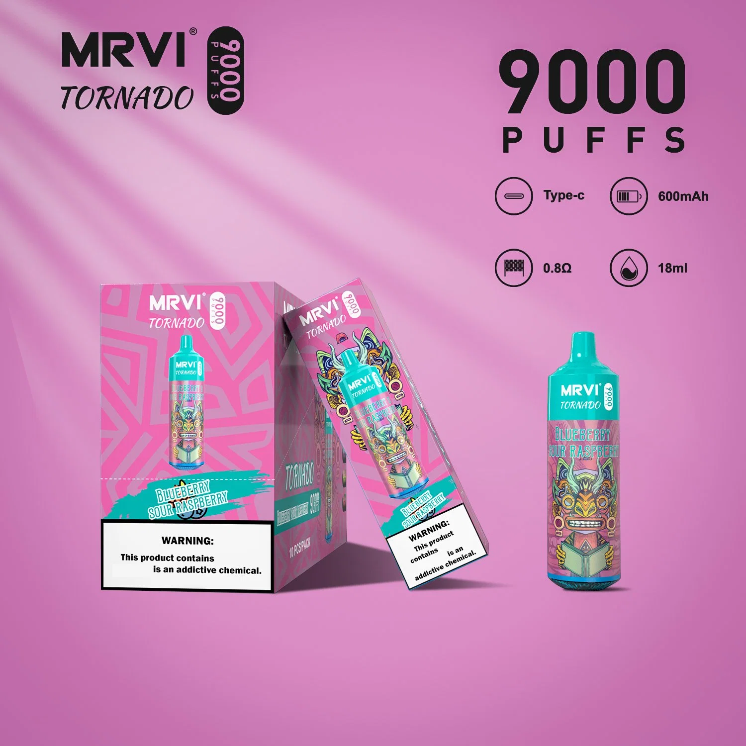 Hot Selling Disposable Vape Mrivi Tornado 9000 Puffs Russia Disposable Vape 9000 Puffs Disposable Pod Us Market Wholesale Vape Mrivi Tornado 9000 Puffs