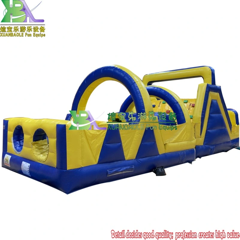 Kids Play Adventure Run Inflatable Obstacle Courses, Inflatable Playland Inflatable Jumping Castle