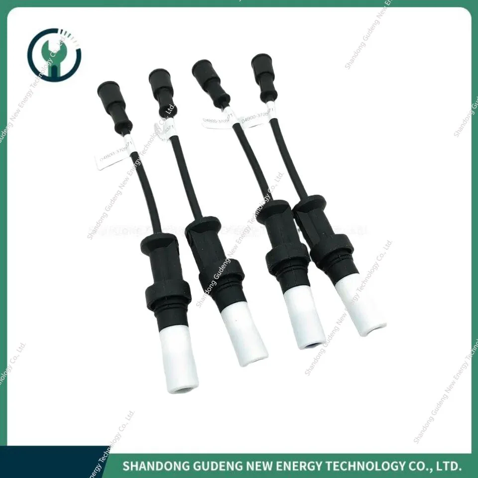 Adapté pour une utilisation avec Yuchai quatre cylindres sur le fil Haute Tension D4B00-37050701 spark plug cable