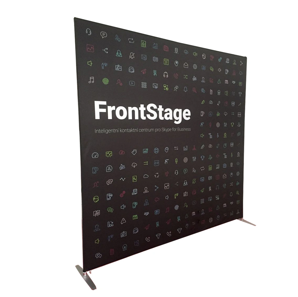 260GSM Knitted Polyester Portable Display Wall for Outdrro Promotion Events