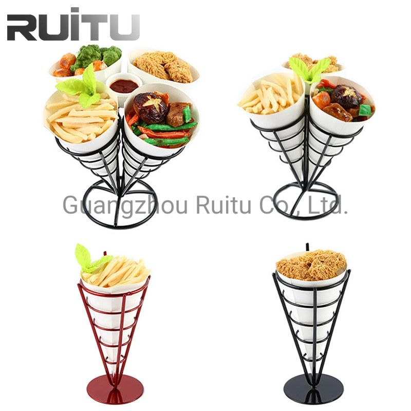 High quality/High cost performance  Home Kitchen Metal Stainless Steel Chip Wire Mesh French Fries Holder Basket Mini Small Serving Fast Food Fryer Display Mini French Fry Basket