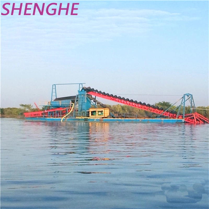 Bucket Chain River Gold Extract Machinery for Lake Diamond Mining Tailing