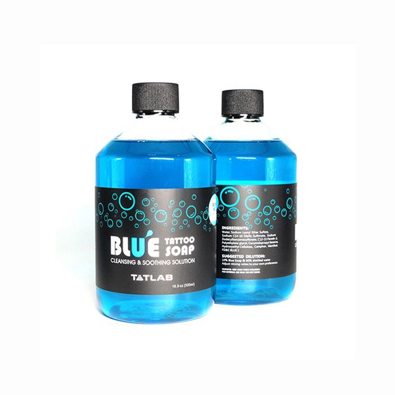 Tuffking Tattoo Blue Soap 500ml Tattoo Aftercare Tattoo Blue Soap