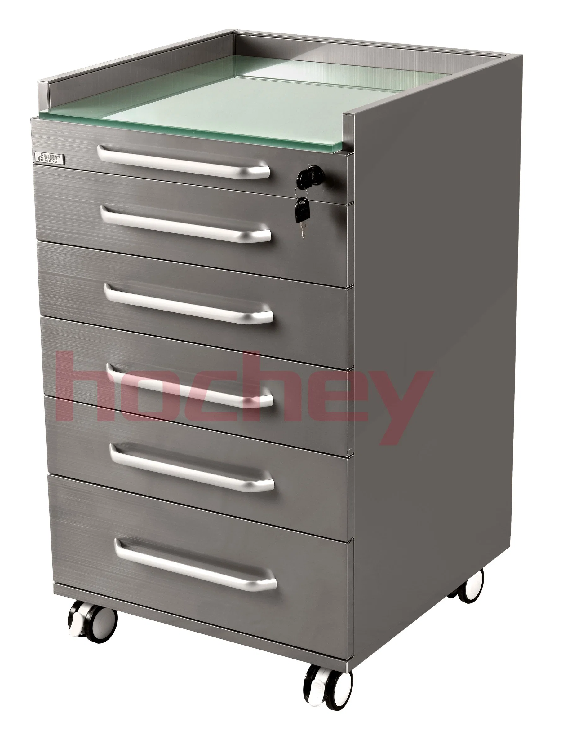 Médico de hochey portátil de Acero Inoxidable muebles de estilo contemporáneo Unidad Dental Clinic gabinete