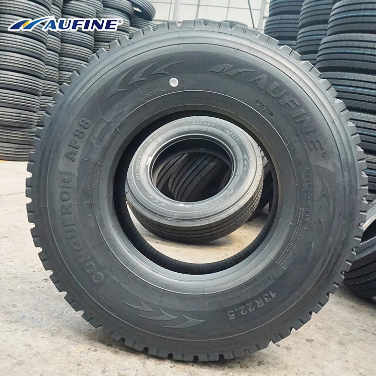 Aufine 13r22.5 315/80r22.5 Af88 Good Durability Truck Tyre with Extra-Thick Sidewall