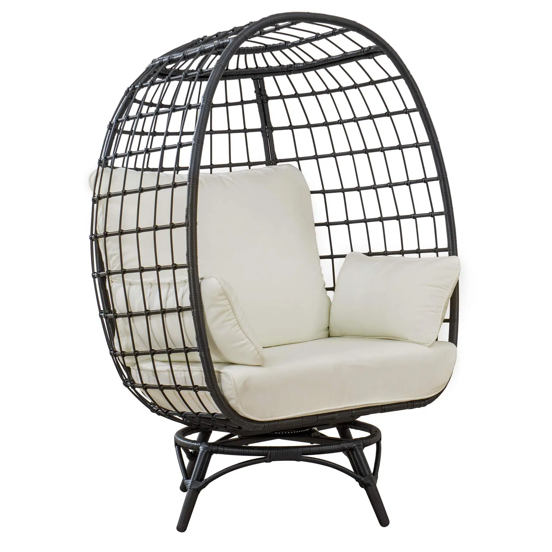 Outdoor Indoor Furniture Steel Frame PE Rattan Garden Chair