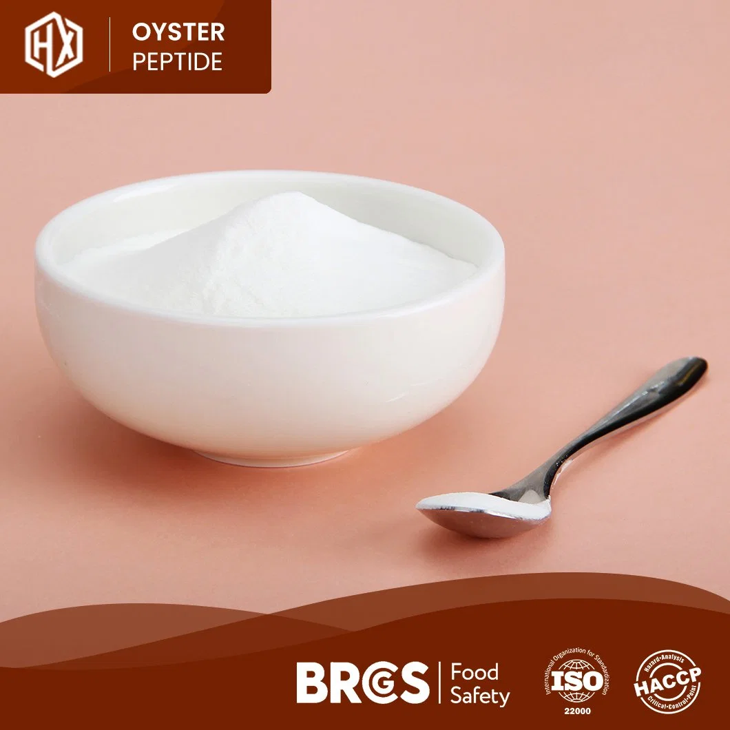 Haoxiang High Purity Organic Oyster Protein Peptide Powder Plant Extract Oyster Peptide Wholesale/Supplier Custom Oyster Collagen Peptide Powder for Energy Supplement
