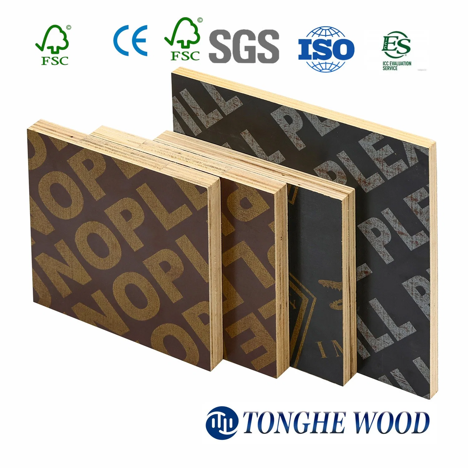 Phenolic Boards Crocodile Logo Hardwood WBP Film Faced Plywood for Building