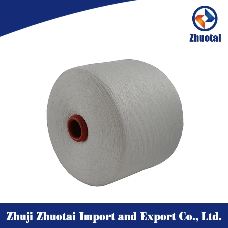 Recycle Polycotton Yarn Ne6 OE T/C Yarn Polyester 65 Cotton 35 Melange Yarn