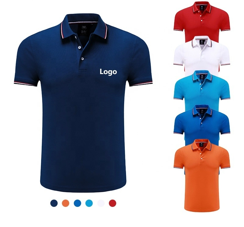 Wholesale/Supplier Knitted Golf Polo Shirts Solid Color Full Sleeve Custom Design 100% Cotton Long Sleeve Polo Shirt for Men