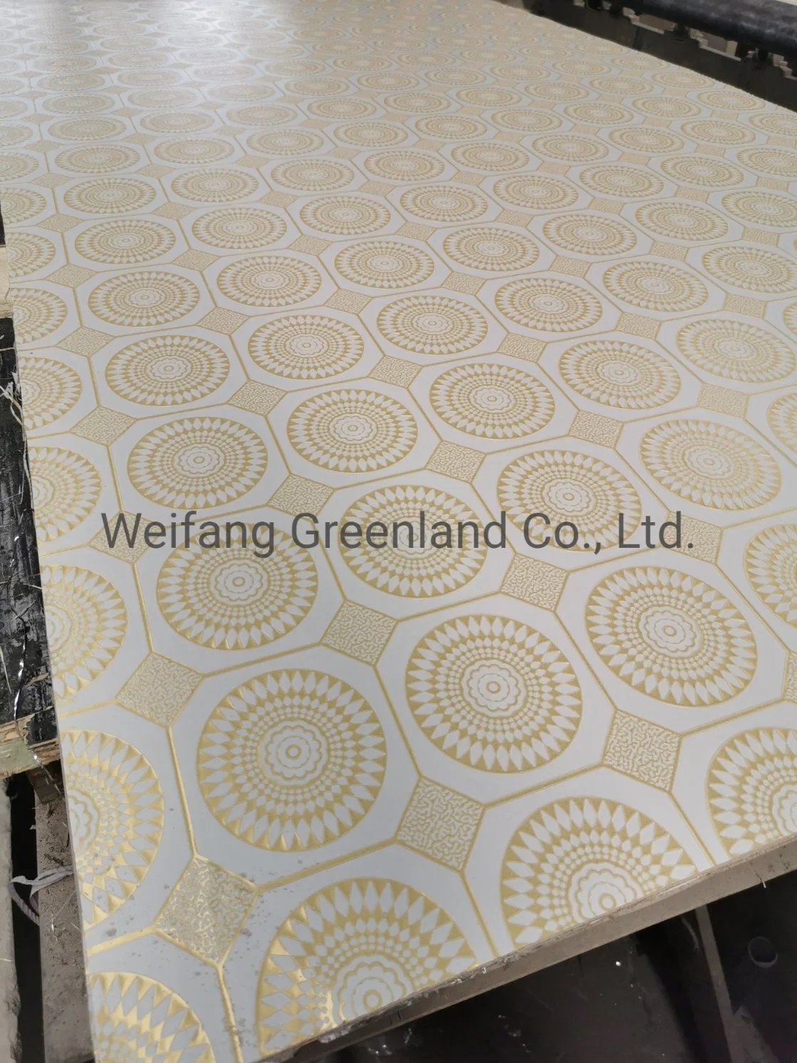 PVC Vinyl Laminated Gypsum Ceiling Tile 600*600*7/8/9/9.5/10/12/12.5mm