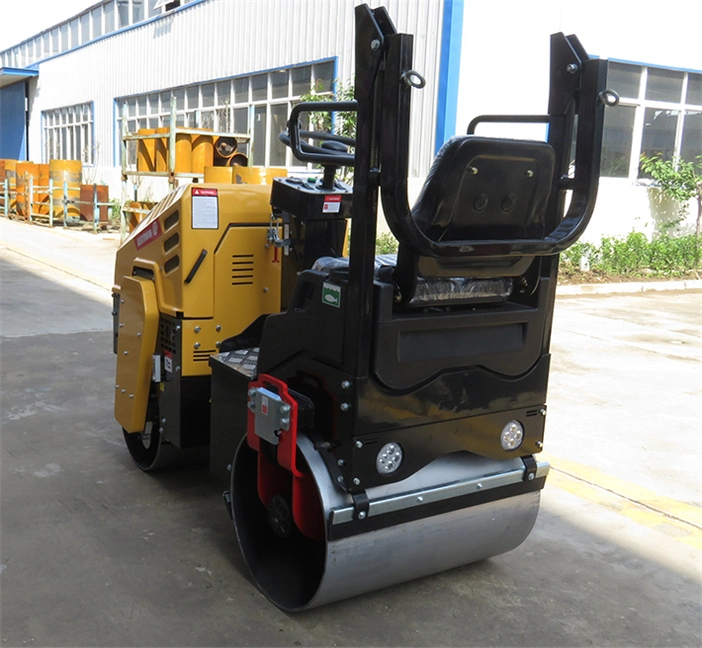 Ride-on Hydraulic Double Drum Mini Road Roller Compactor Vibratory Road Roller for Soil Asphalt