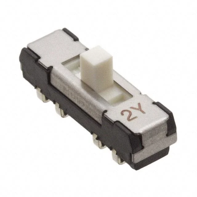 Cl-Sb-23A-01t 2 Pole 3 Cont. Top Set J-Lead Silver Contact 2mm Knob Slide Switches