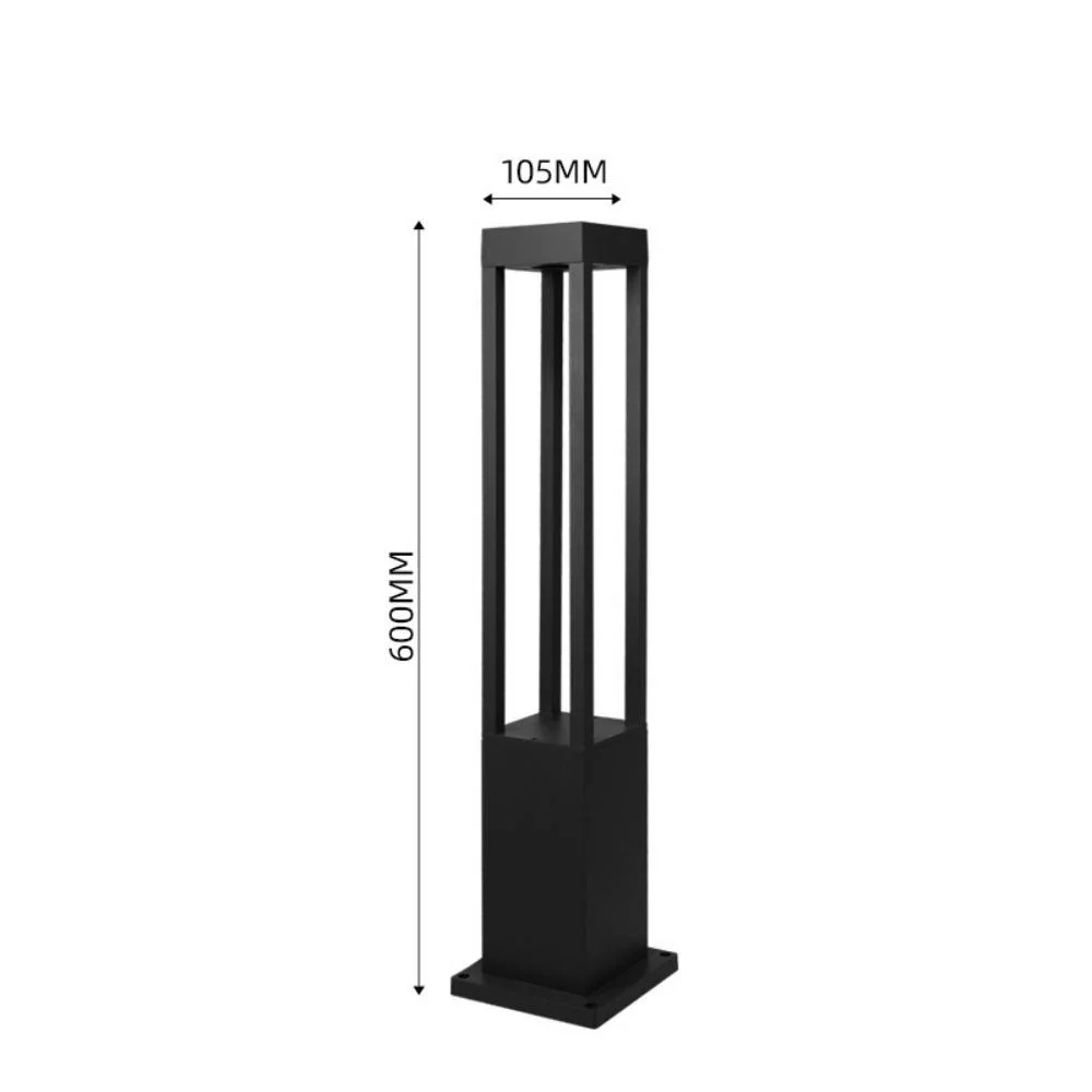 Césped Luz LED Lámpara de pedestal impermeable al aire libre césped césped enterrados de la luz de la Calle Villa del Parque patio jardín Plaza Simple Wyz20512