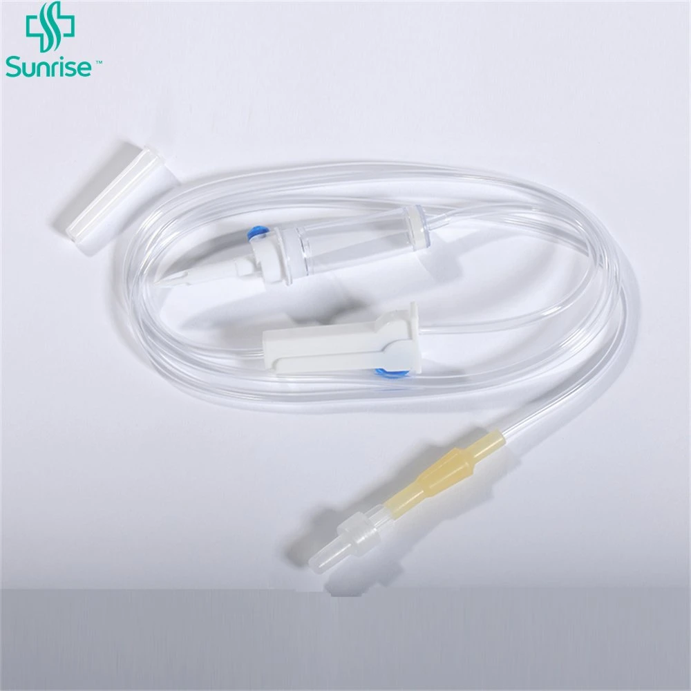 Disposable Medical Supplies Big Chamber Infusion Set Spike Without Wing