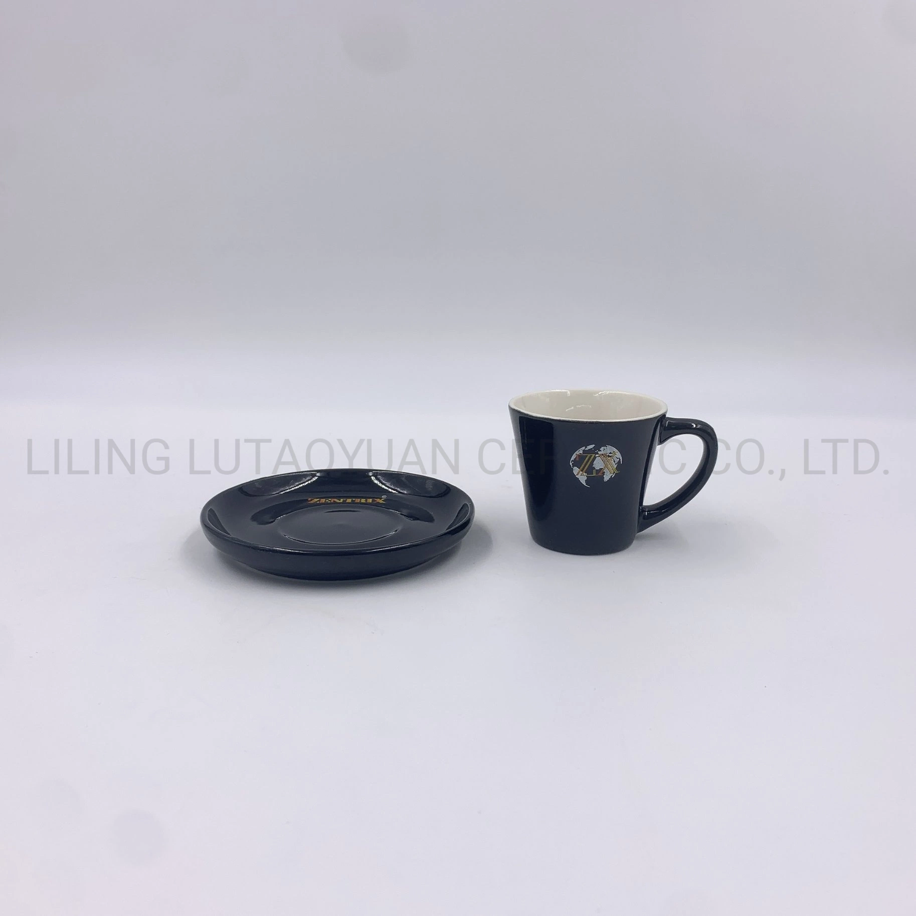 Porcelain Dinnerware Set/China Wholesale/Supplier Deep Blue Global Teaset Coffee Milk Kitchen Utensils Decoration with Customized Color Pattern Logo and Designs