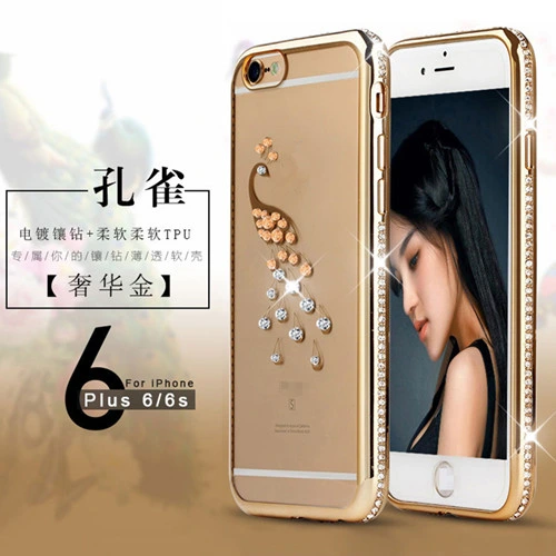 Diamond Electroplating TPU Case for iPhone 6s Plus