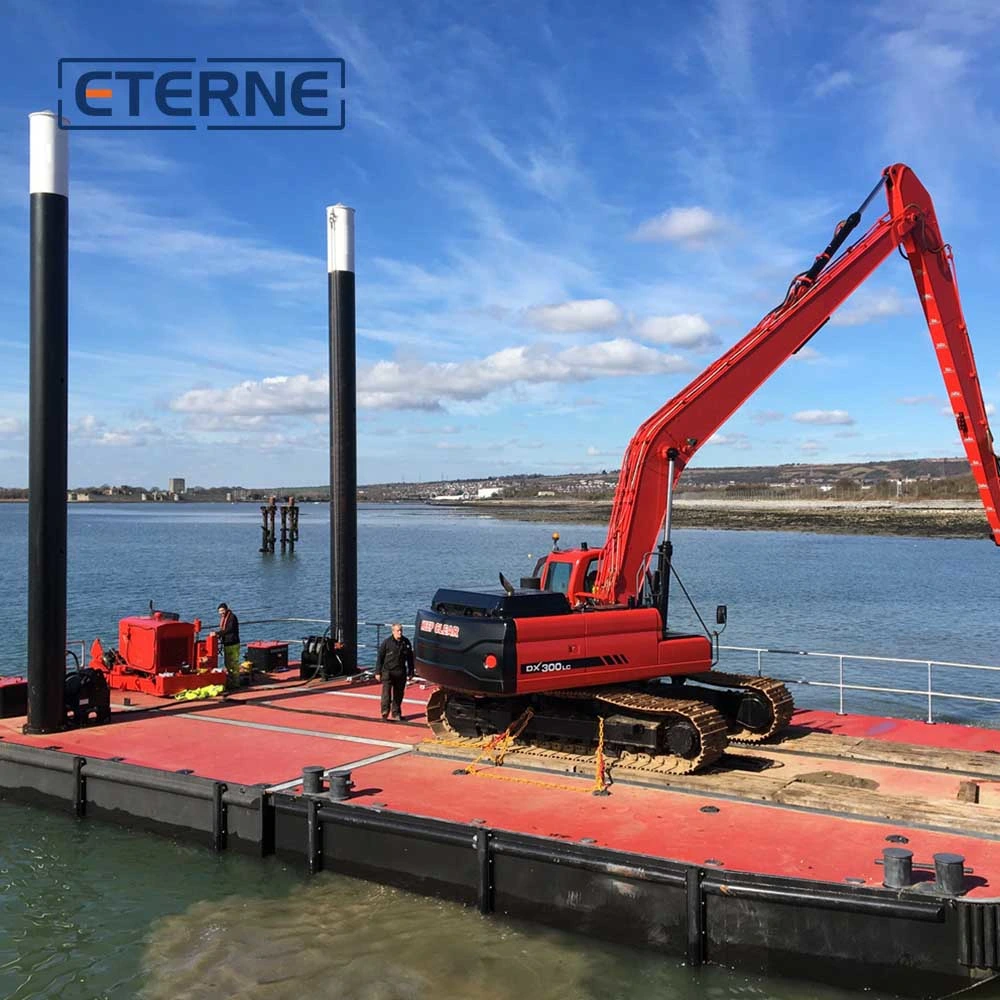 Pontoons Type Ferry Barge Boat Platform Modular From China