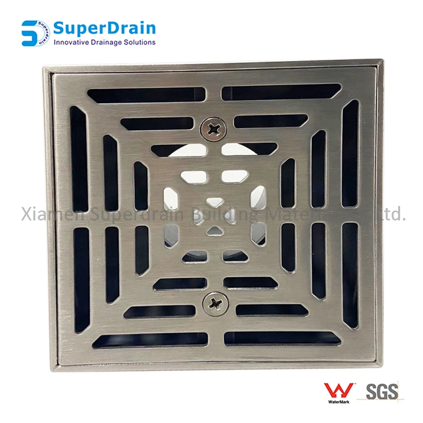 Stainless Steel 304 Floor Drain with Floor Flange Base