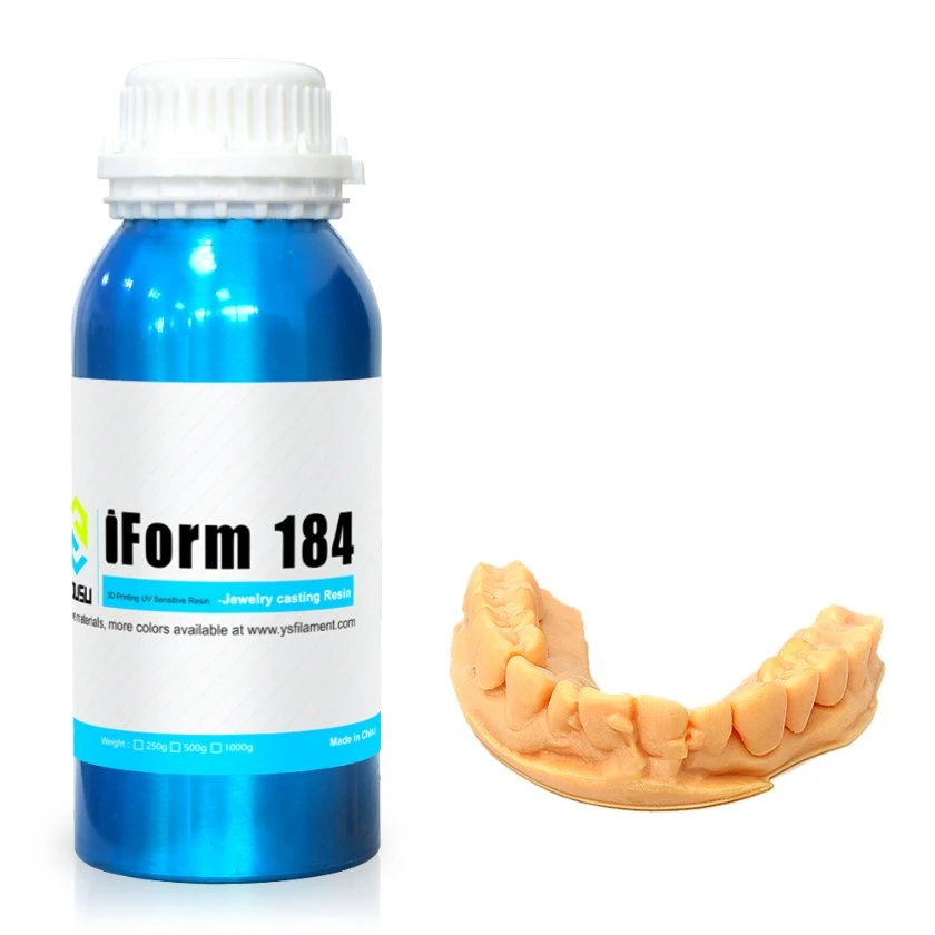 طابعات 3D بتقنية معالجة الأشعة فوق البنفسجية عالية الجودة Resin 405nm Dental Model Resin مع [لوور] تقلص و [برسسن] عال يتيح أسنانيّة مصبوبة [رسن] 1000 جم