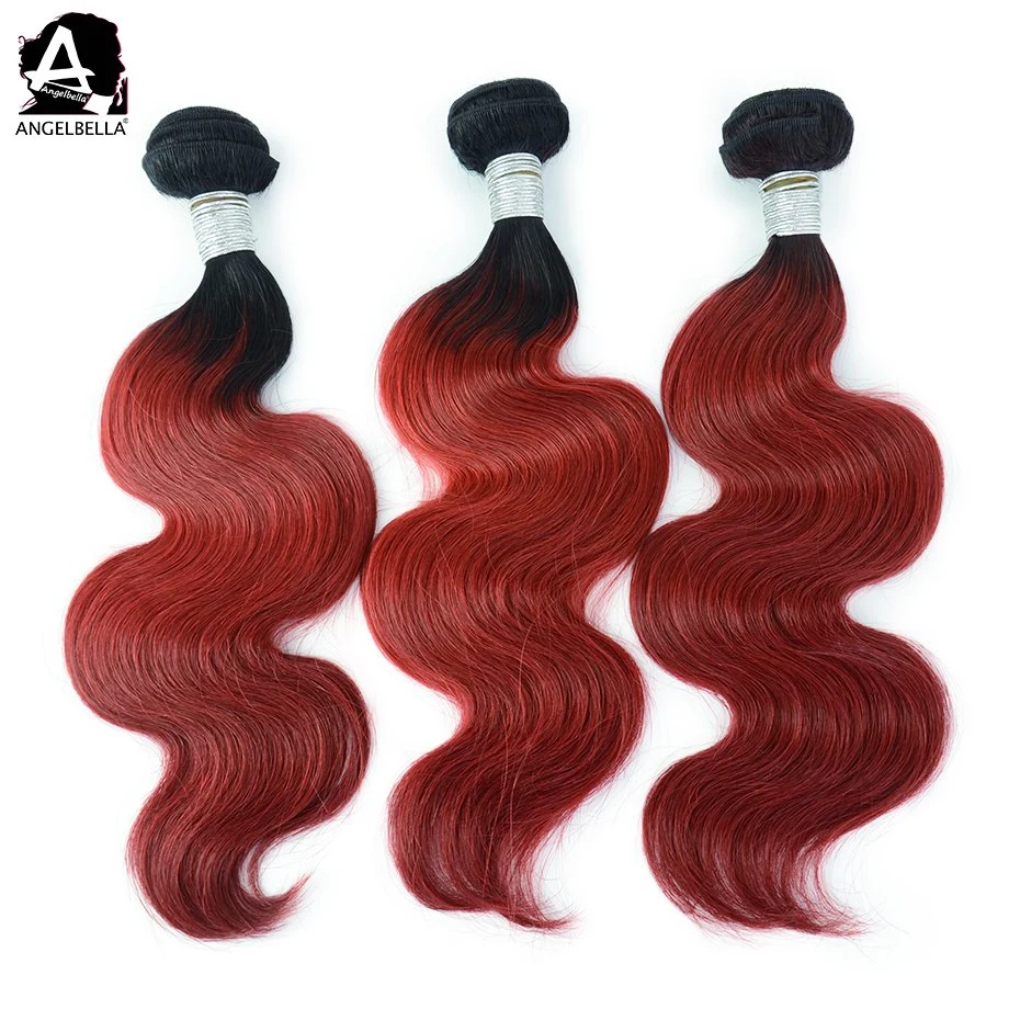 Angelbella High quality/High cost performance  Hair Bundles Natural Virgin Indian Human Hair Weft