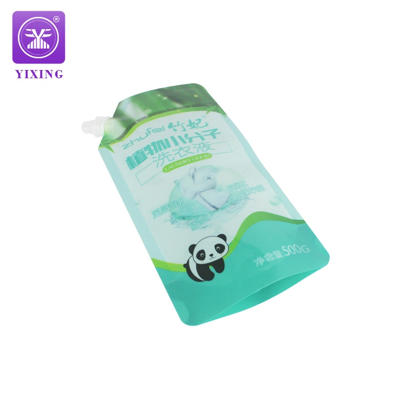 Hand Sanitizer Laundry Detergent Plastic Liquid Packaging Stand up Pouch with Spout Water Bag