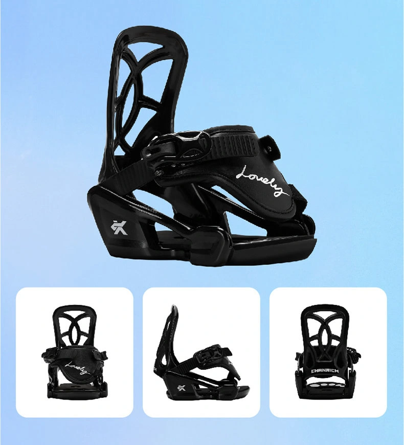 Hiworld Kid's Ski Binding Snowboards Quick-Wearing Bindings Outdoor Sports Ski Equipment