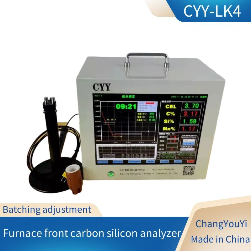 Analyseur thermique Lk4 analyseur intelligent de carbone-silicium pour fonte grise Test de fonte nodulaire