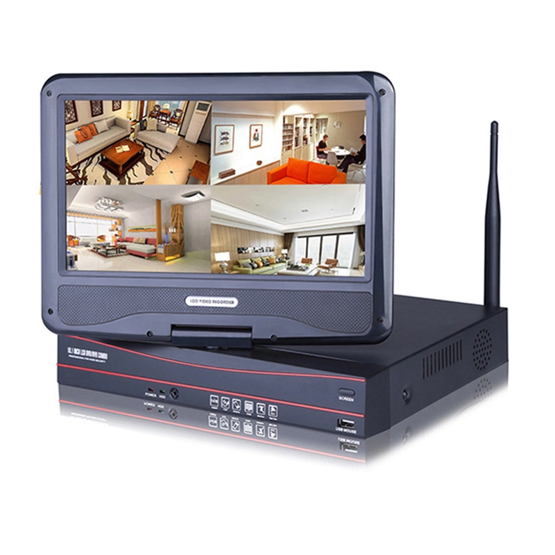 LCD Screen WiFi NVR Kit 8CH Security System