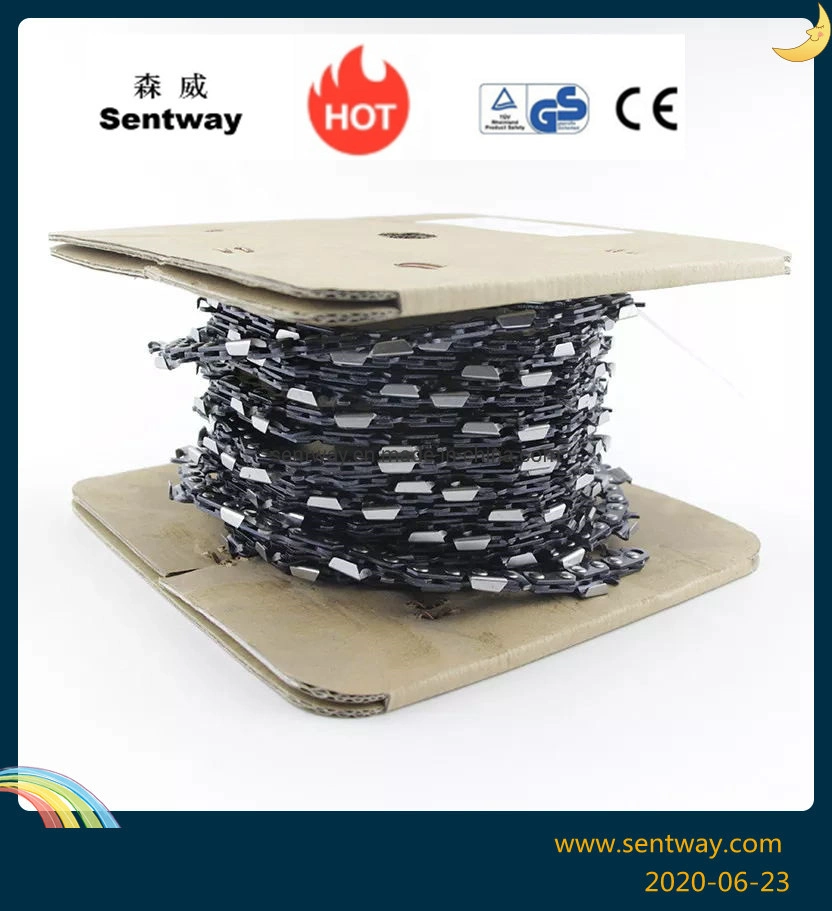 25 Feet Phbx ISO9001 3/8 Full Chisel 72lp Chainsaw Chain Roll Chaps for Long Handle Chain for Cutting Stone